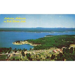Postcard Lakeview, Arkansas On Bull Shoals Lake Vintage Chrome Unposted 1939-197